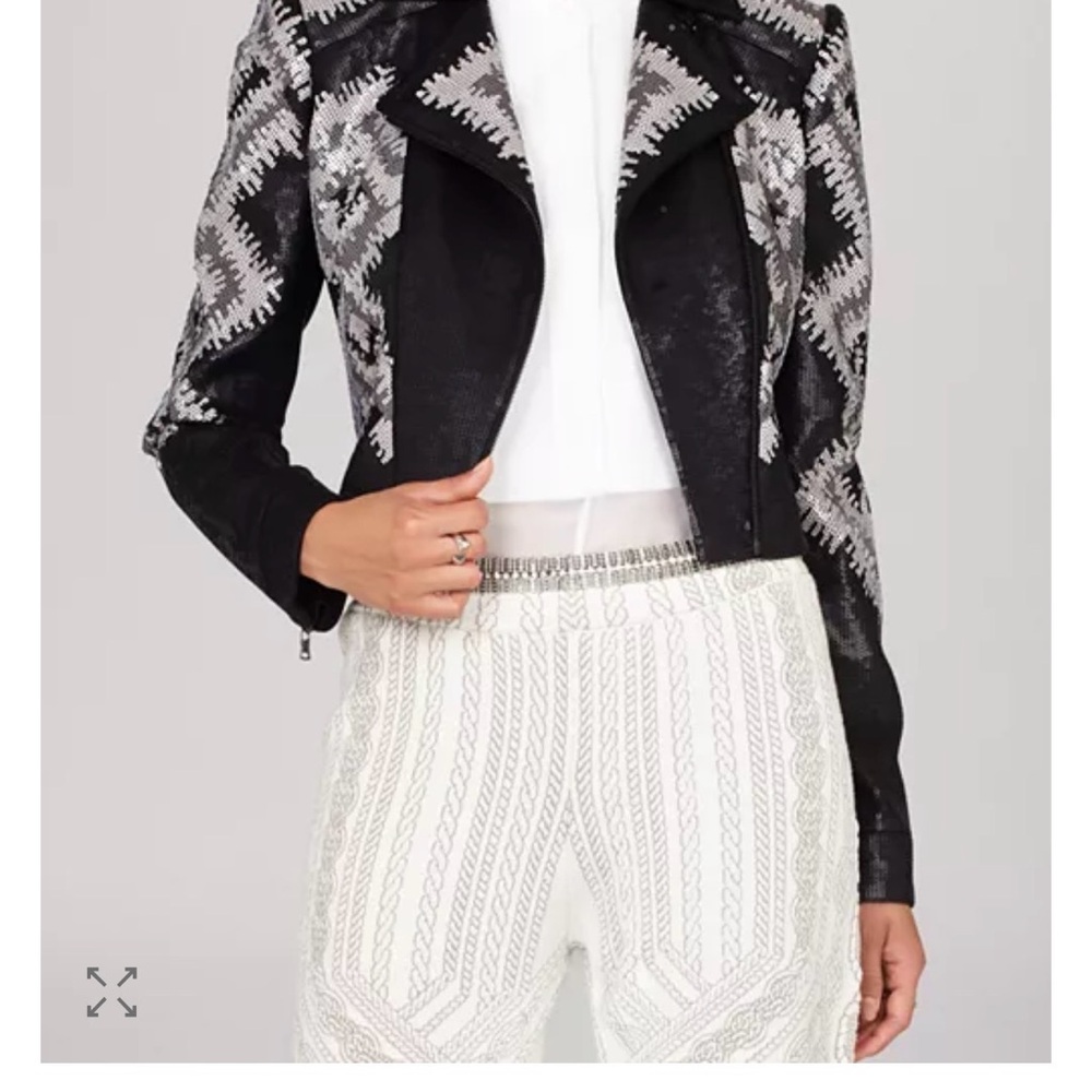 Bcbgmaxazria Runway Sequin Jacket . - image 8